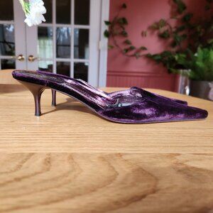 Giuseppe Zanotti Velvet Kitten heels